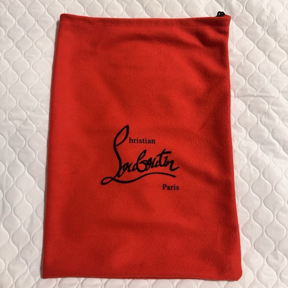 Christian Louboutin Handbags - Authentic Christian Louboutin Dust Bag Storage Cover Pouch Red 13 X 9"